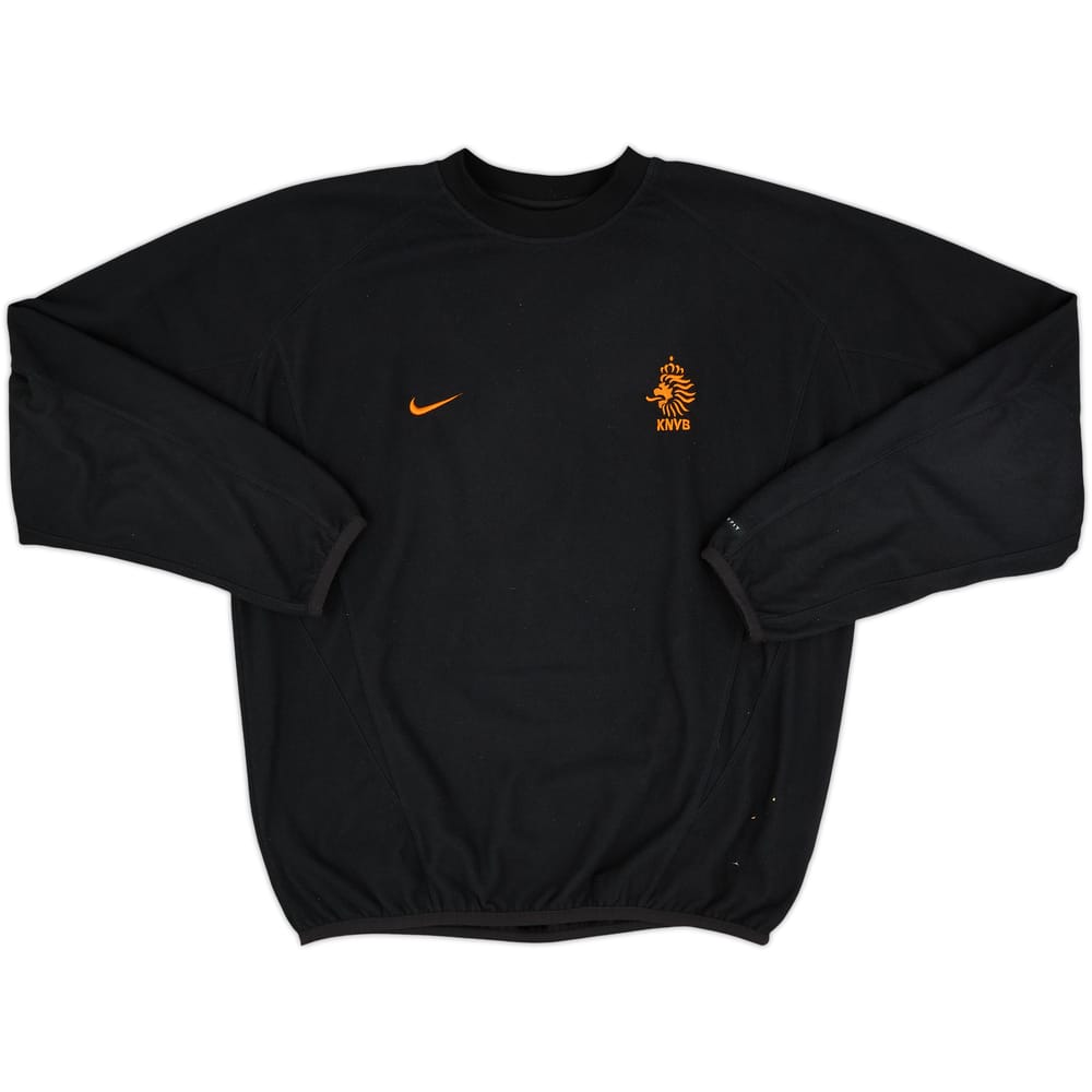 2002-04 Netherlands Nike Fleece Sweat Top - 8/10 - (L)
