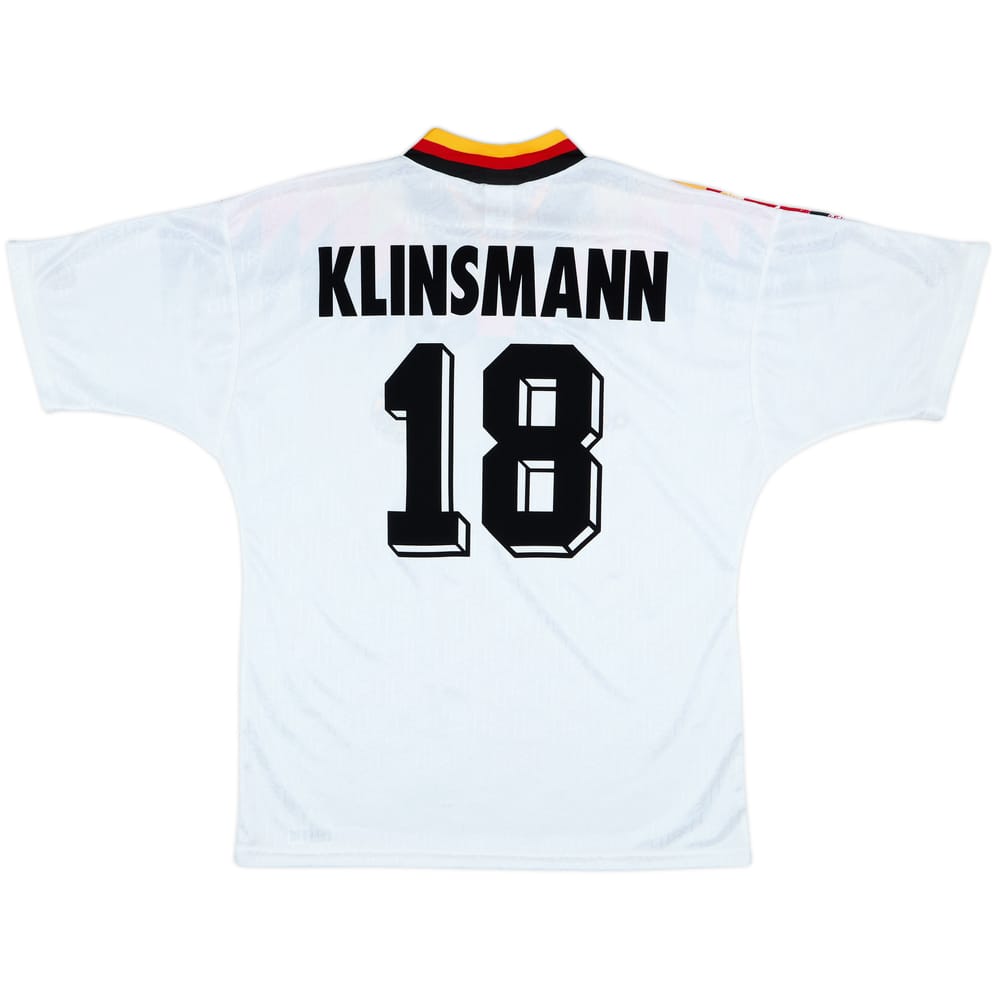 1994-96 Germany Home Shirt Klinsmann #18 - 8/10 - (L)