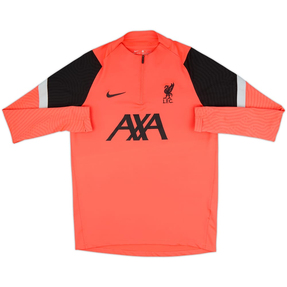 2020-21 Liverpool Nike 1/4 Zip Training Top - 8/10 - (M)