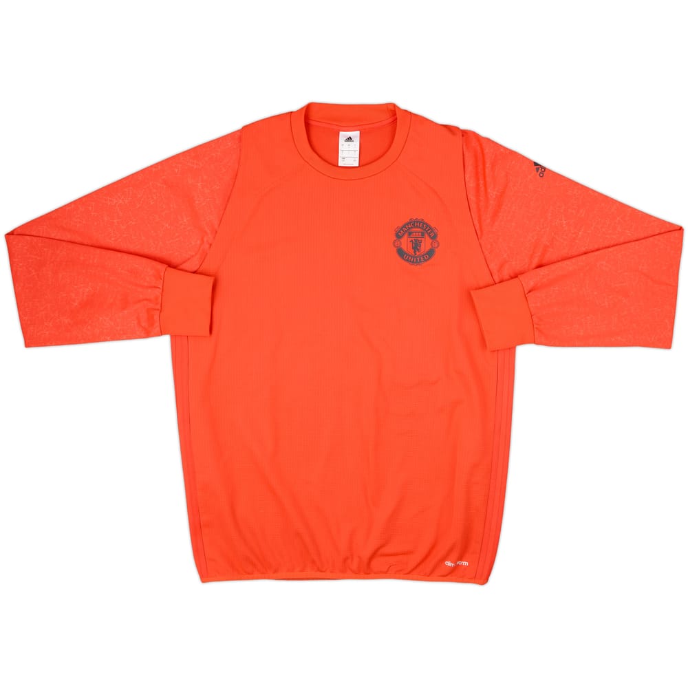 2016-17 Manchester United adidas Drill Top - 9/10 - (L)