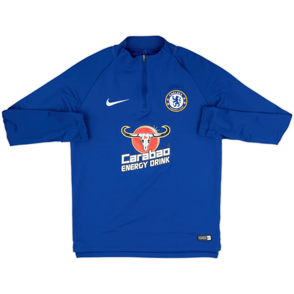 2017-18 Chelsea Nike 1/4 Zip Training Top - 8/10 - (M)