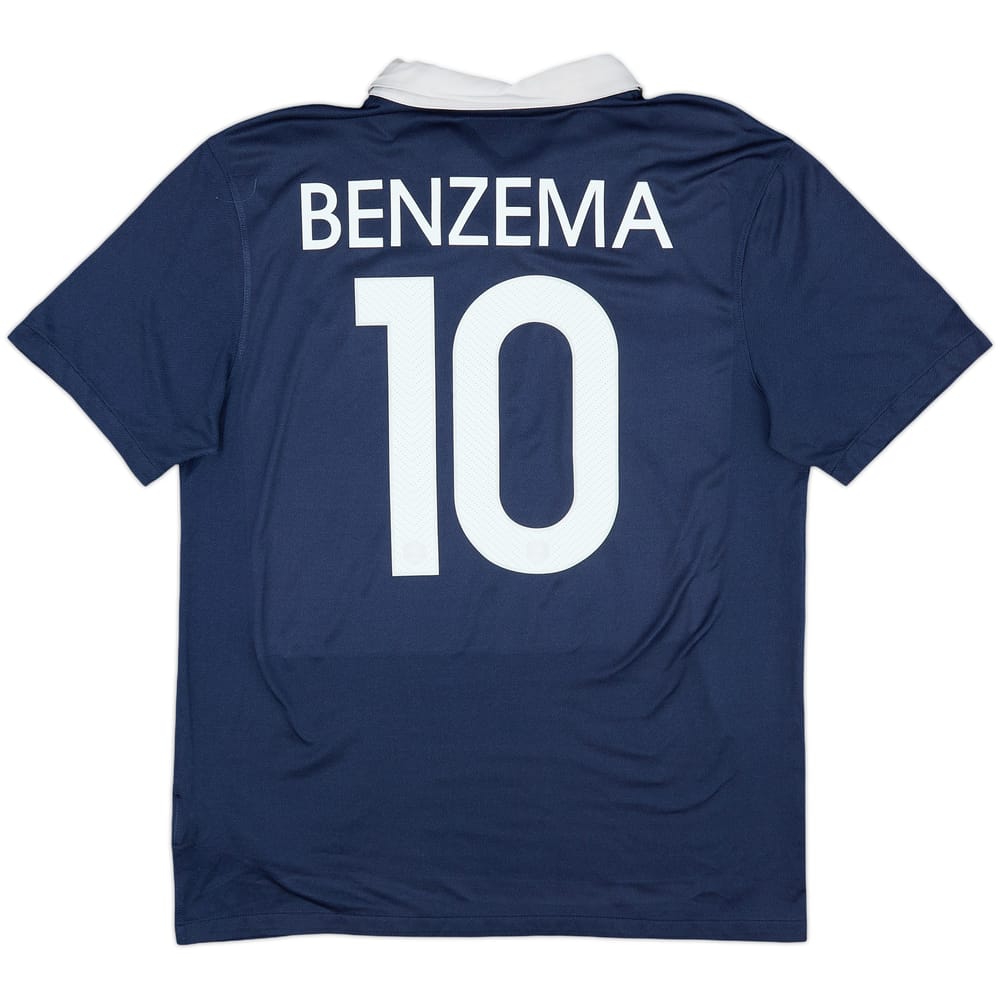 2014-15 France Home Shirt Benzema #10 - 4/10 - (L)