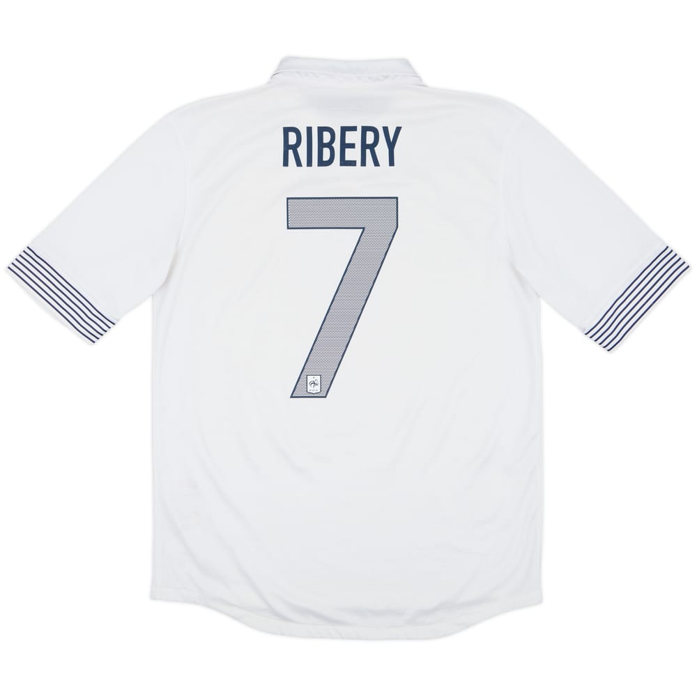 2012-13 France Authentic Away Shirt Ribery #7 - 7/10 - (M)
