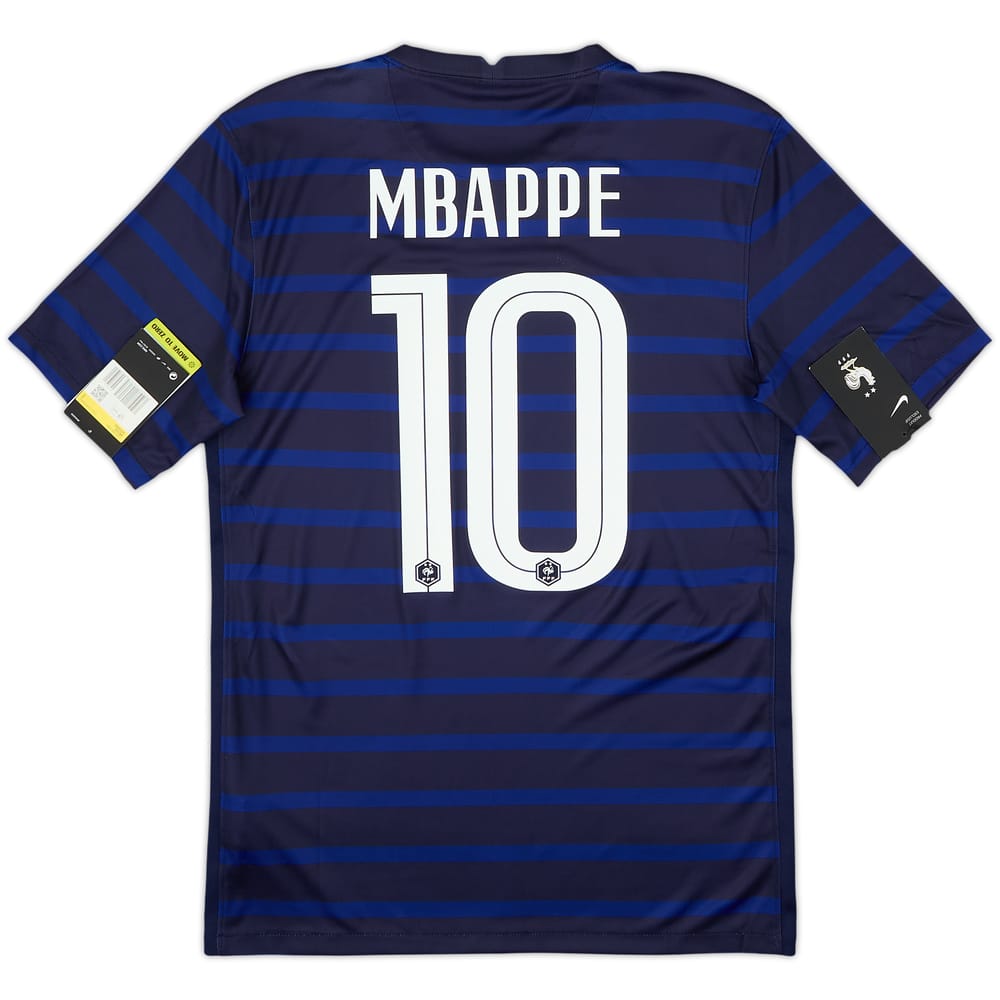 2020-21 France Home Shirt Mbappe #10 (S)