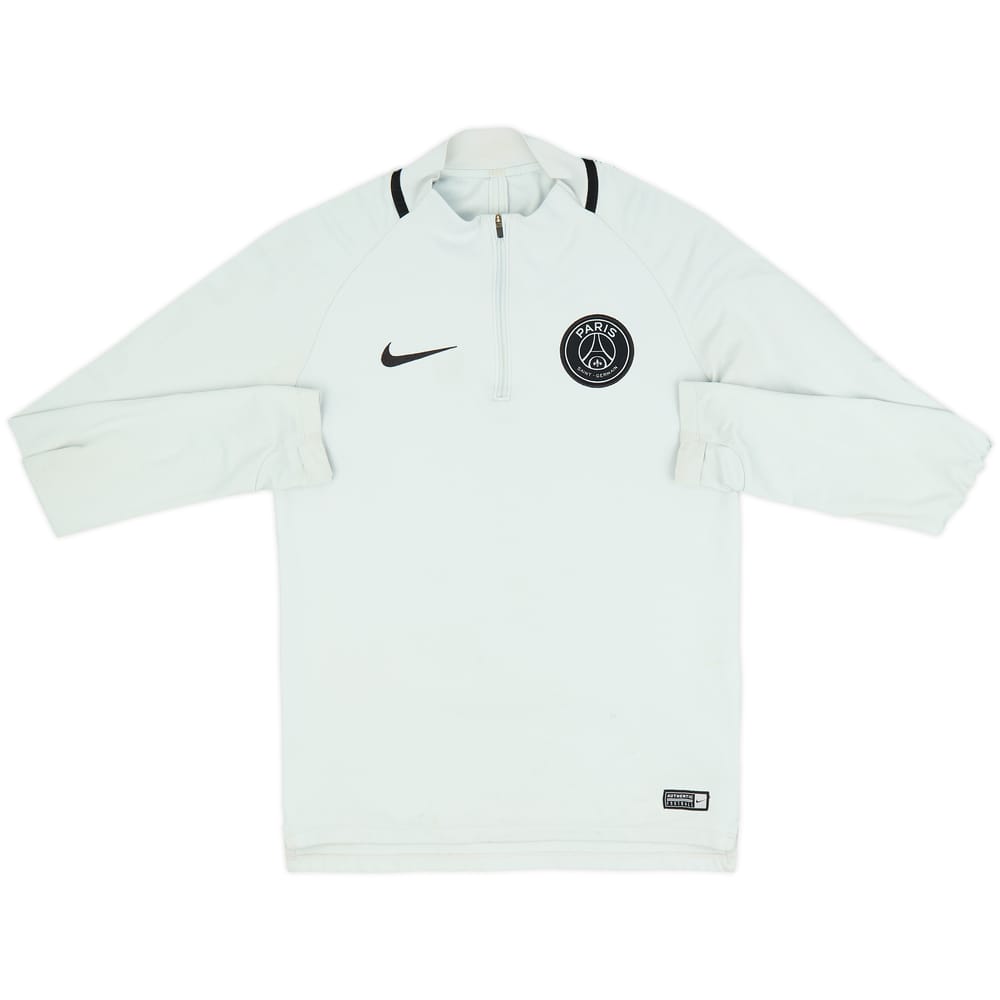 Top de entrenamiento con 1/4 de cremallera Nike del Paris Saint-Germain 2017-18 - 8/10 - (S)