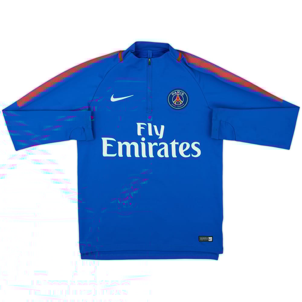 2018-19 Paris Saint-Germain Nike 1/4 Zip Drill Top - 5/10 - (S)
