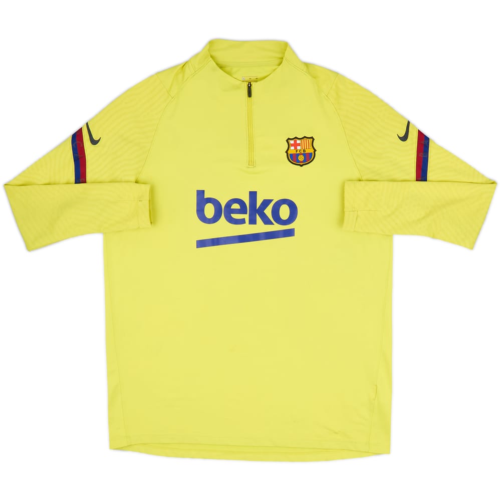 2020-21 Barcelona Nike Top de entrenamiento con cremallera de 1/4 - 4/10 - (XL)