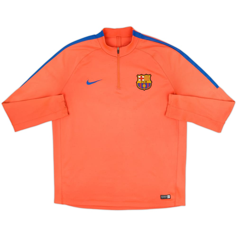 2016-17 Barcelona Nike 1/4 Zip Training Top - 5/10 - (XXL)