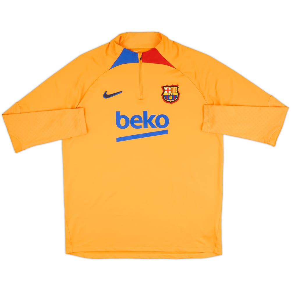 2022-23 Barcelona Nike 1/4 Zip Training Top - 8/10 - (XL)