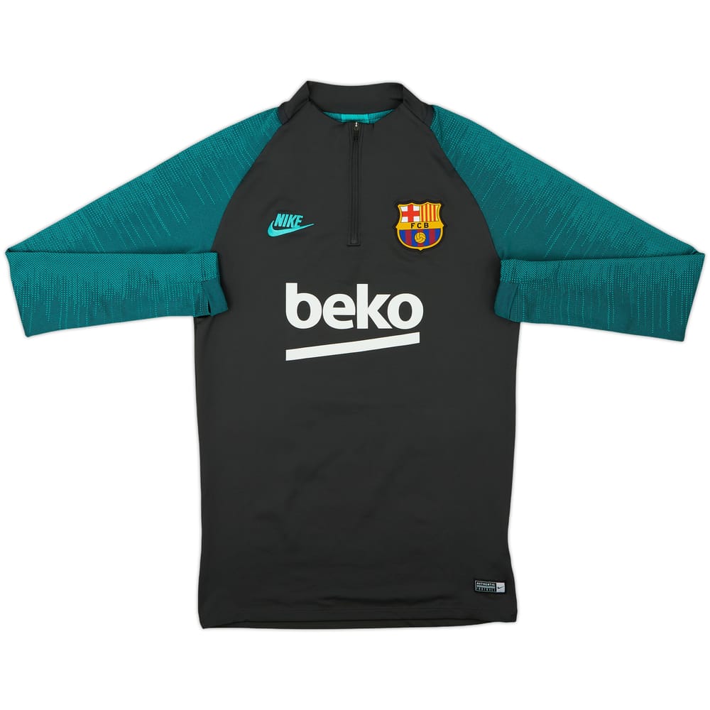 2019-20 Barcelona Nike 1/4 Zip Drill Top - 10/10 - (S)