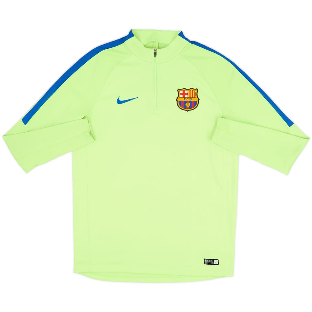 2017-18 Barcelona Nike 1/4 Zip Training Top - 5/10 - (L)