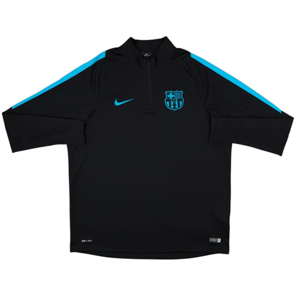 2015-16 Barcelona Nike 1/4 Zip Drill Top - 9/10 - (XL)