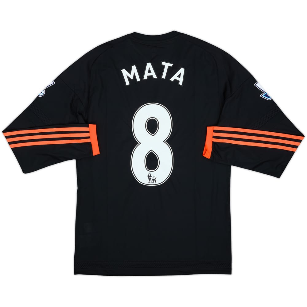 Camiseta de la tercera equipación versión jugador del Manchester United 2015-16 L/S Mata #8 (M)