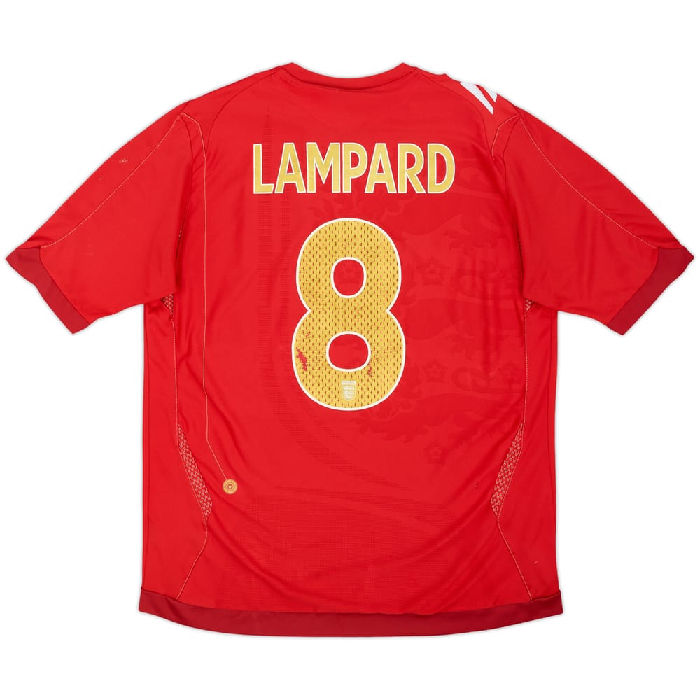 2006-08 England Away Shirt Lampard #8 - 4/10 - (L)