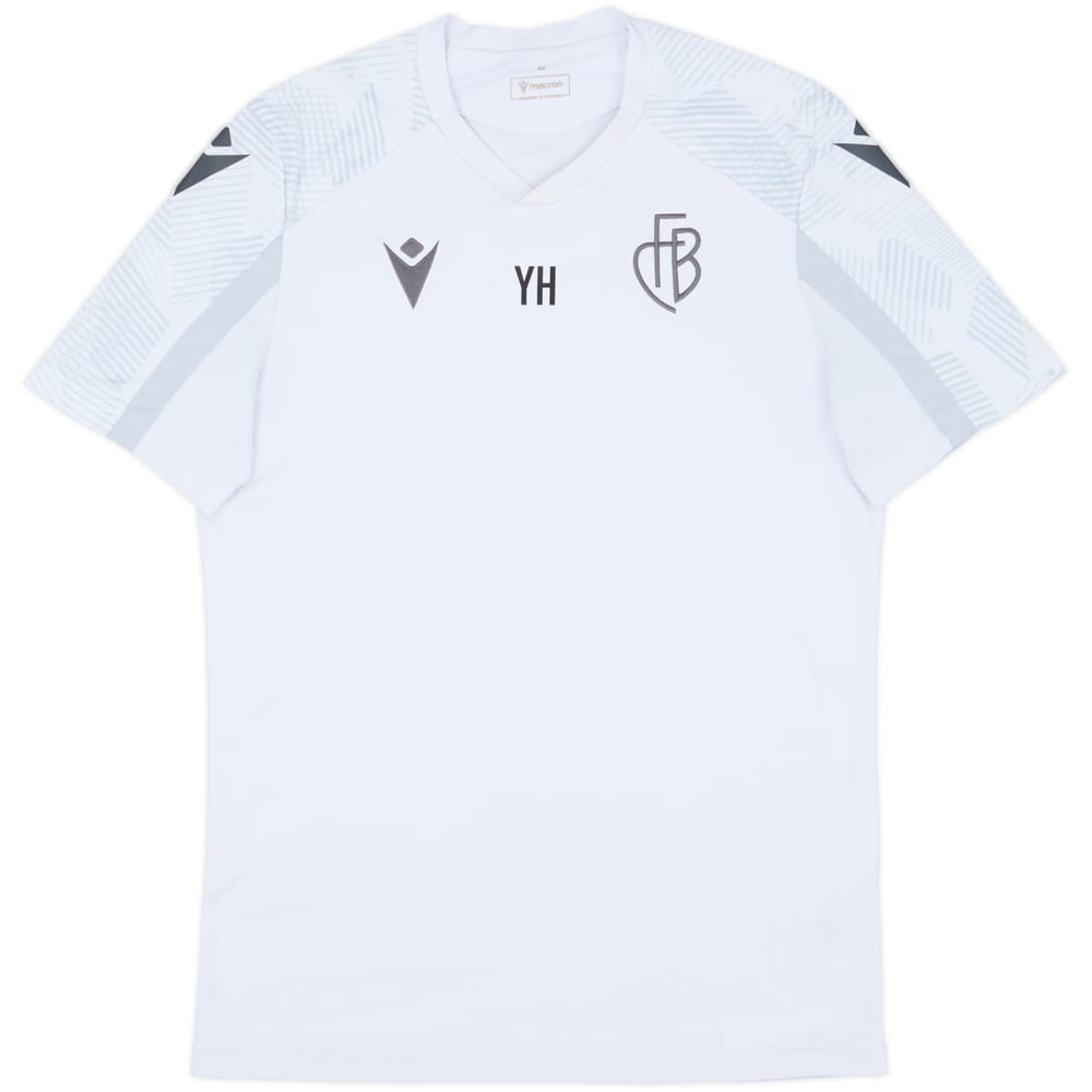 2022-23 FC Basel Staff Issue Macron Training Shirt YH - 9/10 - (M)