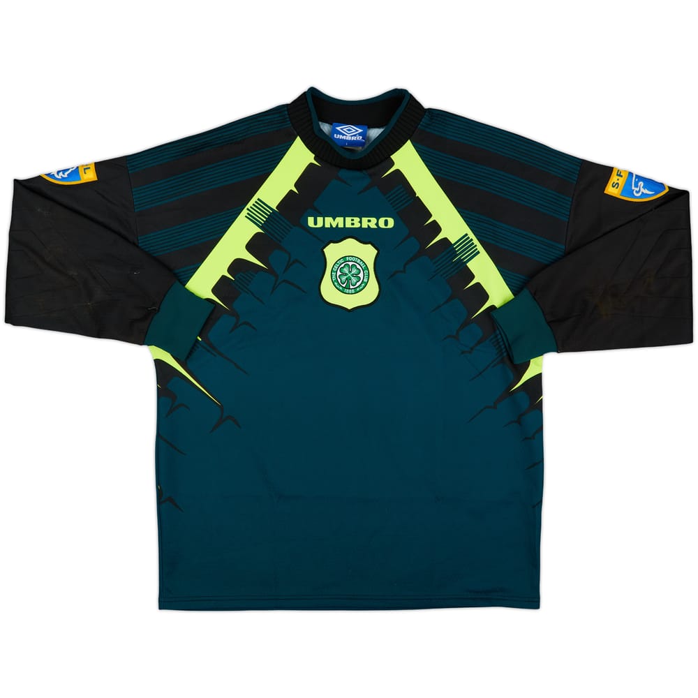 1996-97 Celtic GK Shirt - 8/10 - (L)