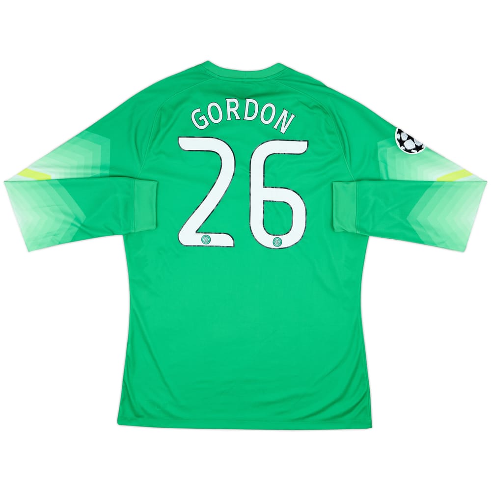 2014-15 Celtic Player Issue GK Shirt Gordon #26 - 8/10 - (XL)