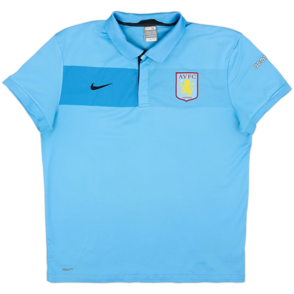 2009-10 Aston Villa Nike Polo Shirt - 8/10 - (XL)