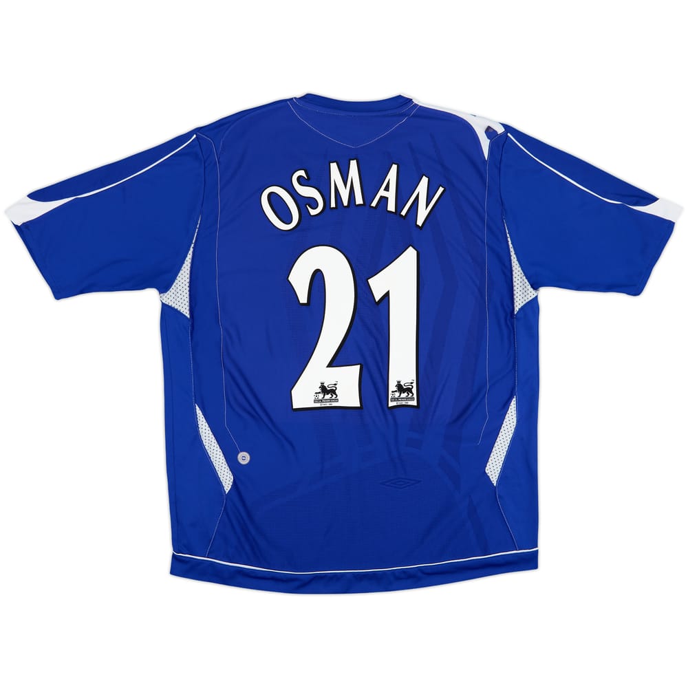 2006-07 Everton Home Shirt Osman #21 - 5/10 - (L)
