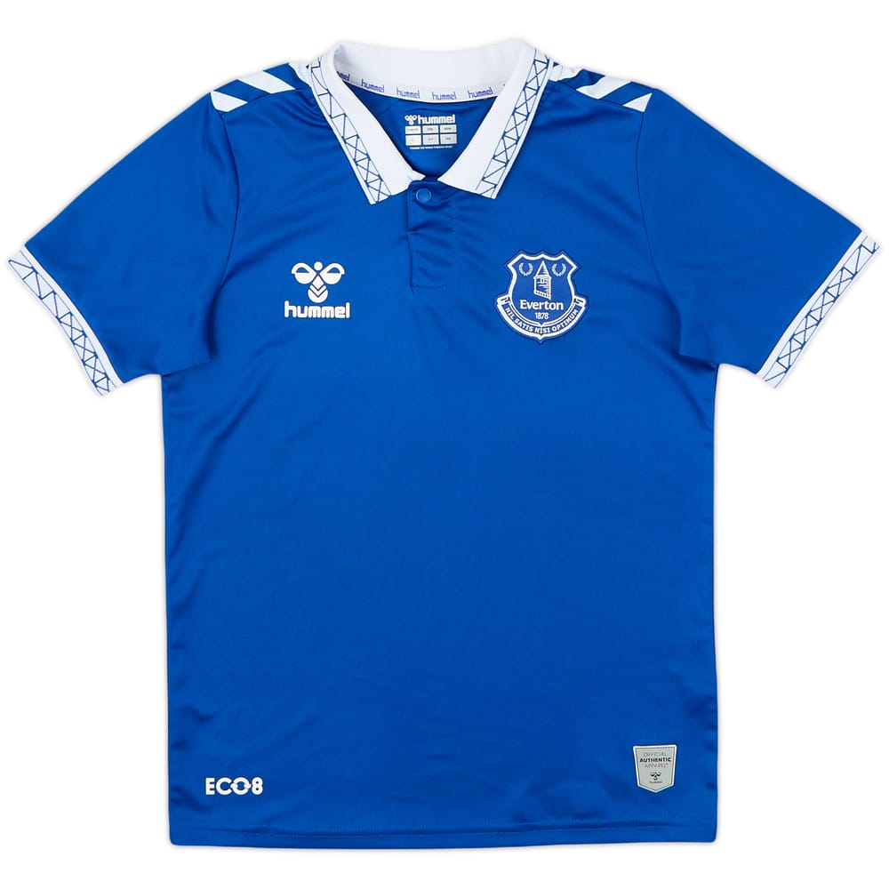 2023-24 Everton Home Shirt - 8/10 - (L.Boys)