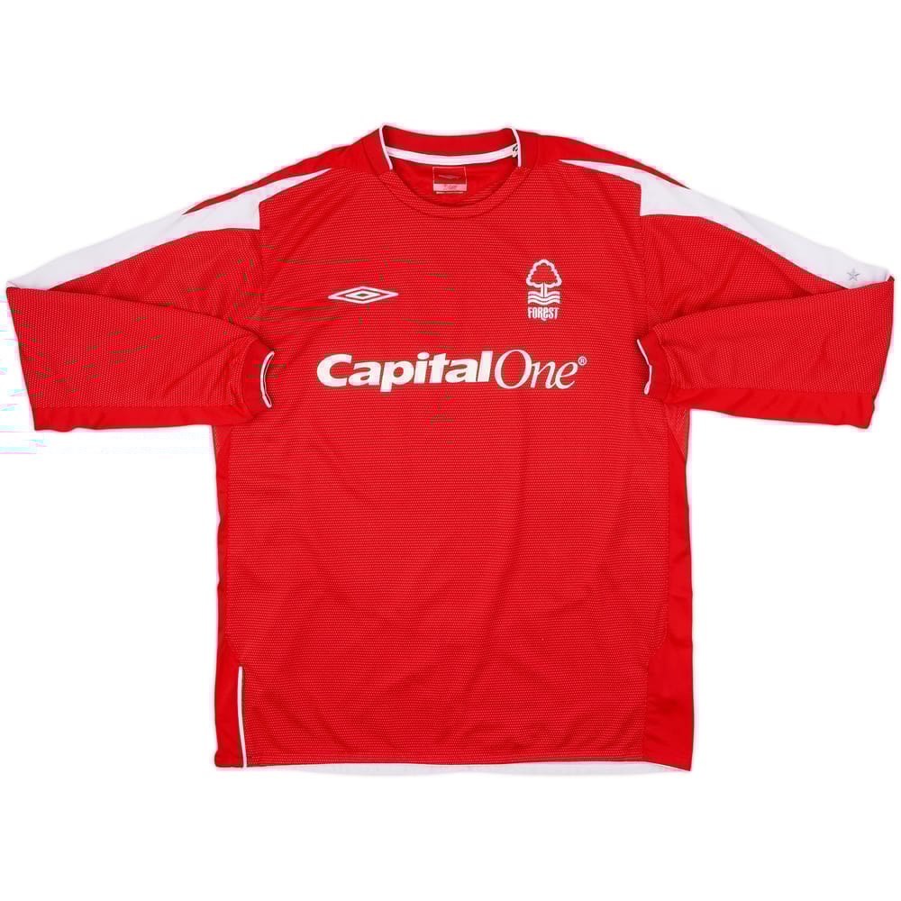 2004-06 Nottingham Forest Home L/S Shirt - 8/10 - (L)