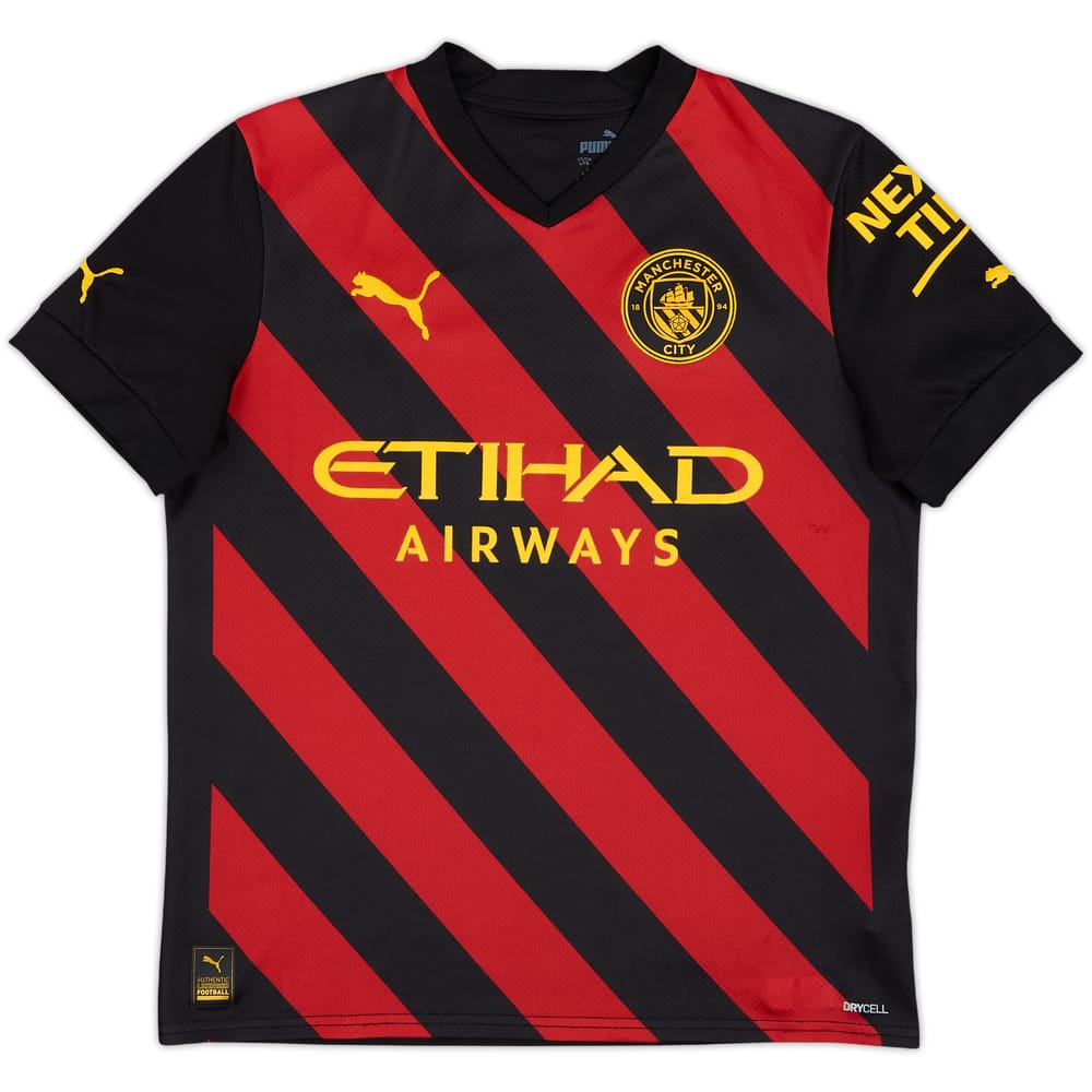 2022-23 Manchester City Away Shirt - 8/10 - (L.Boys)