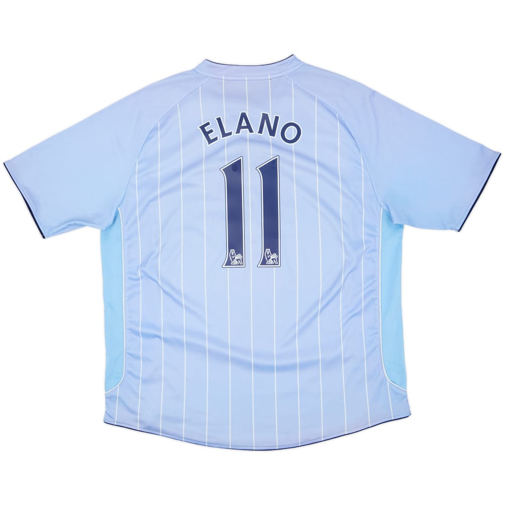 2007-08 Manchester City Home Shirt Elano #11 - 6/10 - (XXL)