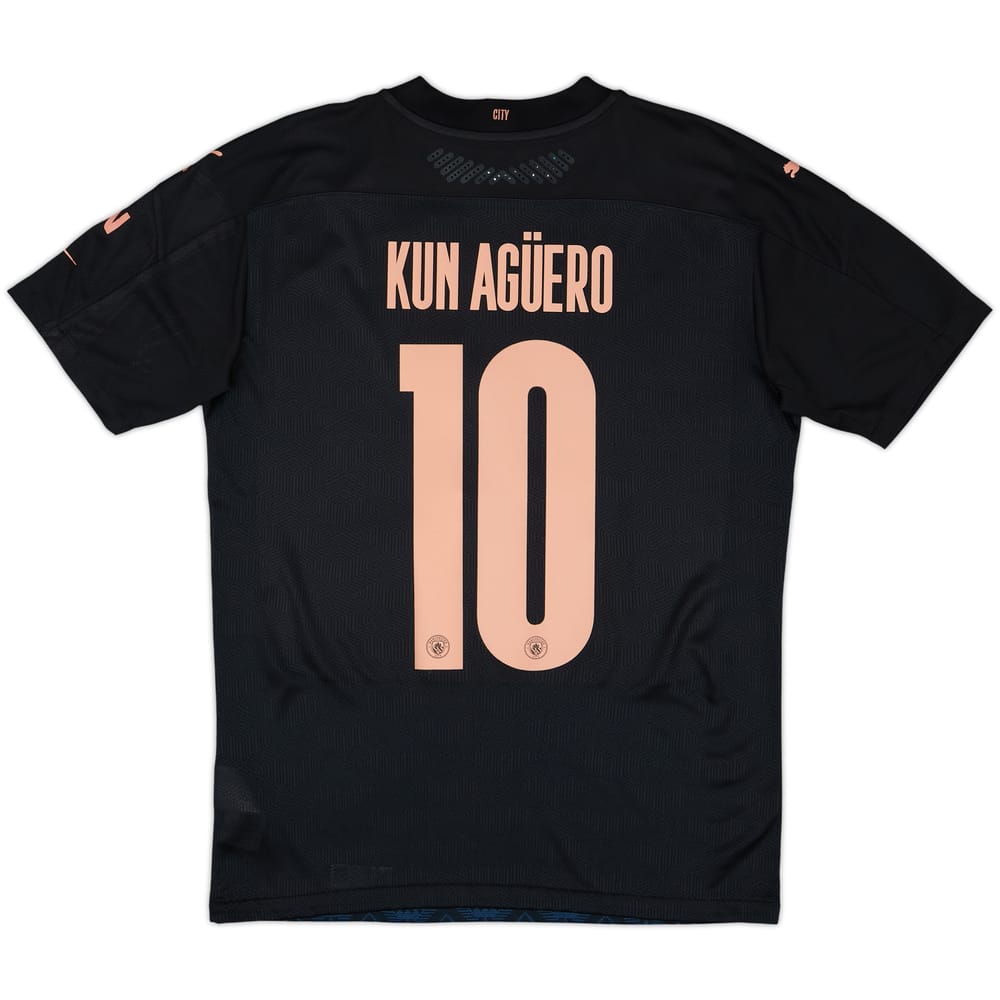 2020-21 Manchester City Away Shirt Kun Aguero #10 (M)