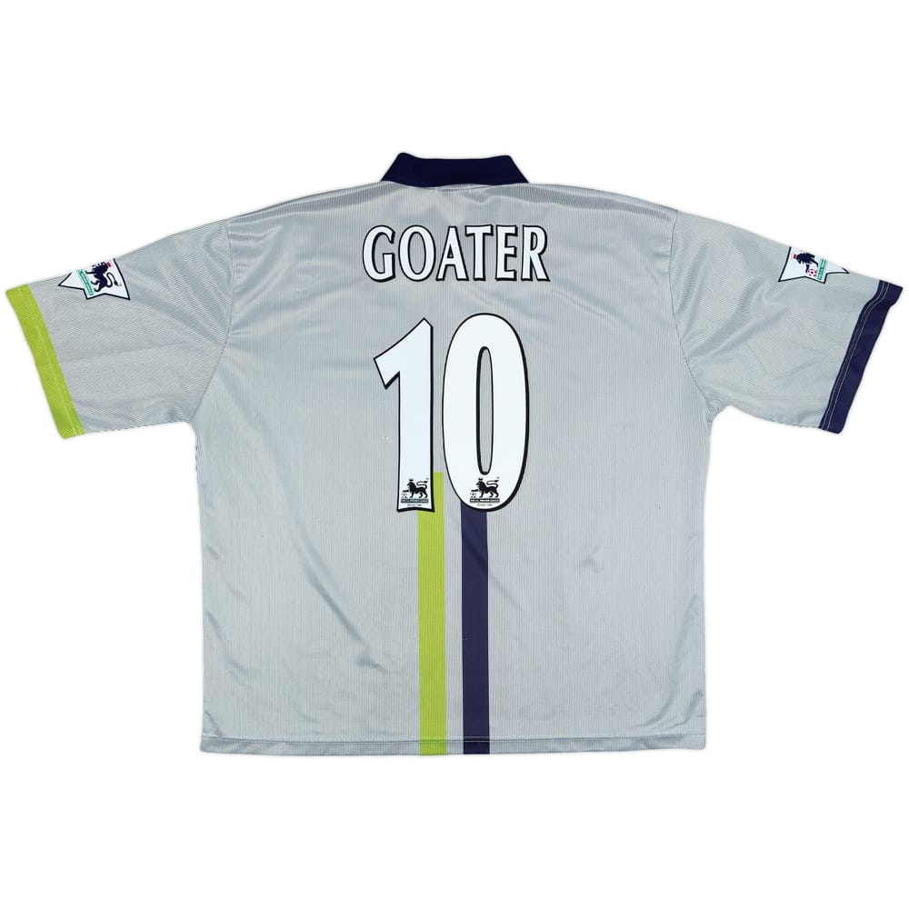 2000-02 Manchester City Away Shirt Goater #10 - 8/10 - (XL)