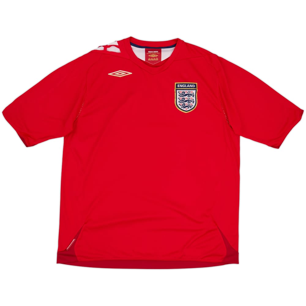 2006-08 England Away Shirt - 5/10 - (XL)