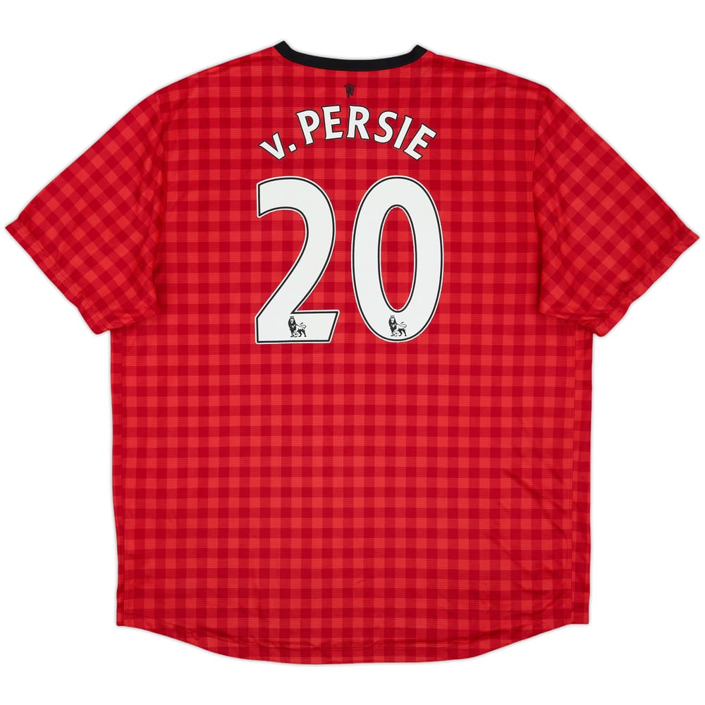 2012-13 Manchester United Home Shirt v.Persie #20 - 7/10 - (XXL)