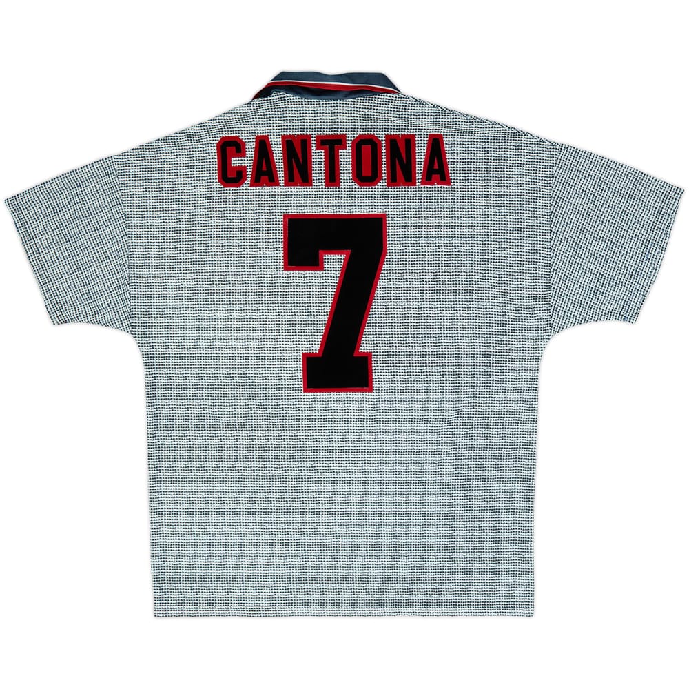1995-96 Manchester United Away Shirt Cantona #7 - 8/10 - (XL)