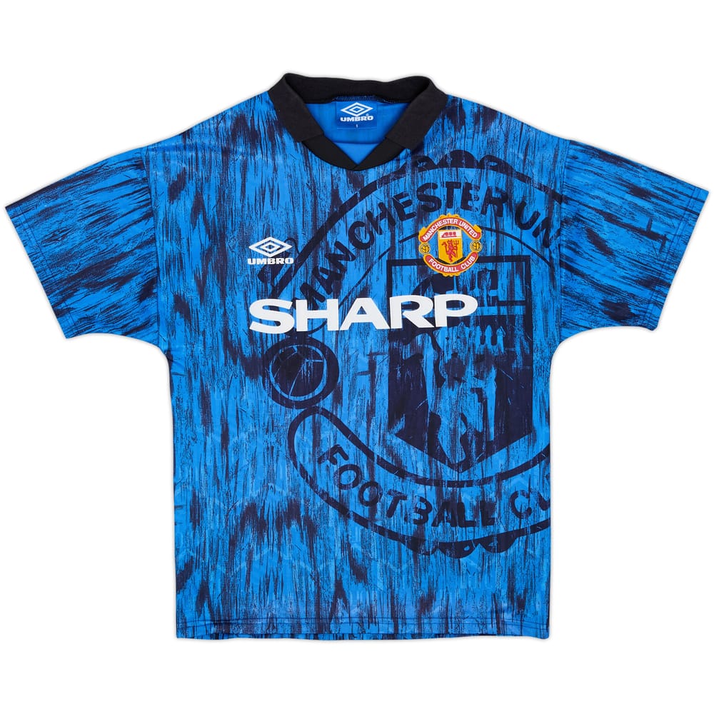 1992-93 Manchester United Away Shirt - 9/10 - (S)