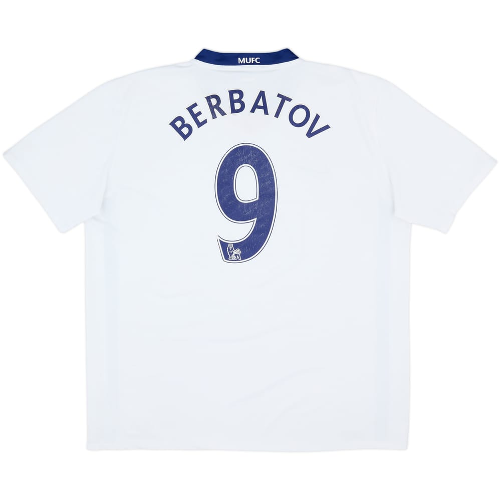 2008-10 Manchester United Away Shirt Berbatov #9 - 5/10 - (XL)