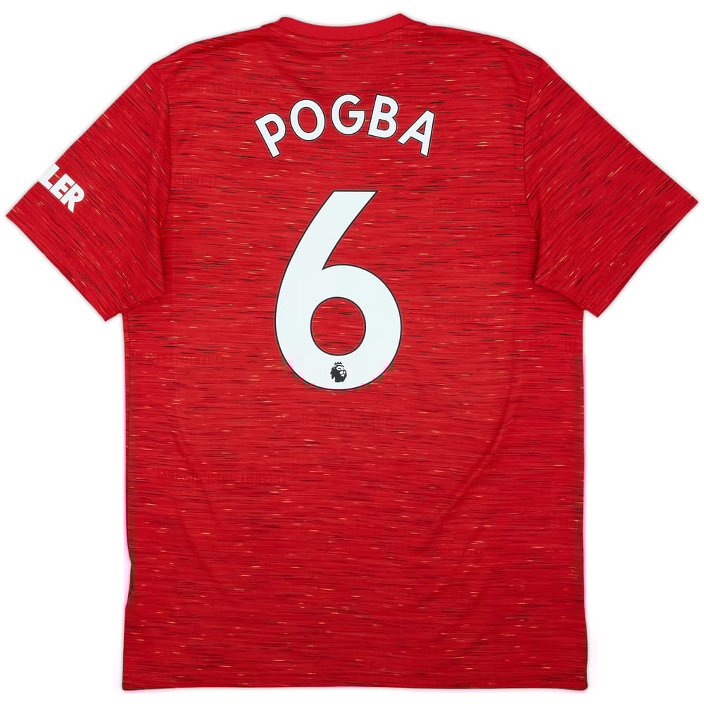 2020-21 Manchester United Home Shirt Pogba #6 - 9/10 - (L)