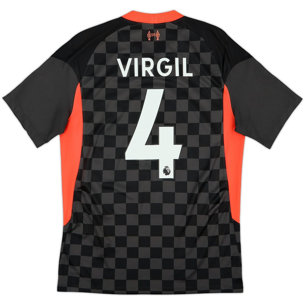 2020-21 Liverpool Third Shirt Virgil #4 - 9/10 - (S)