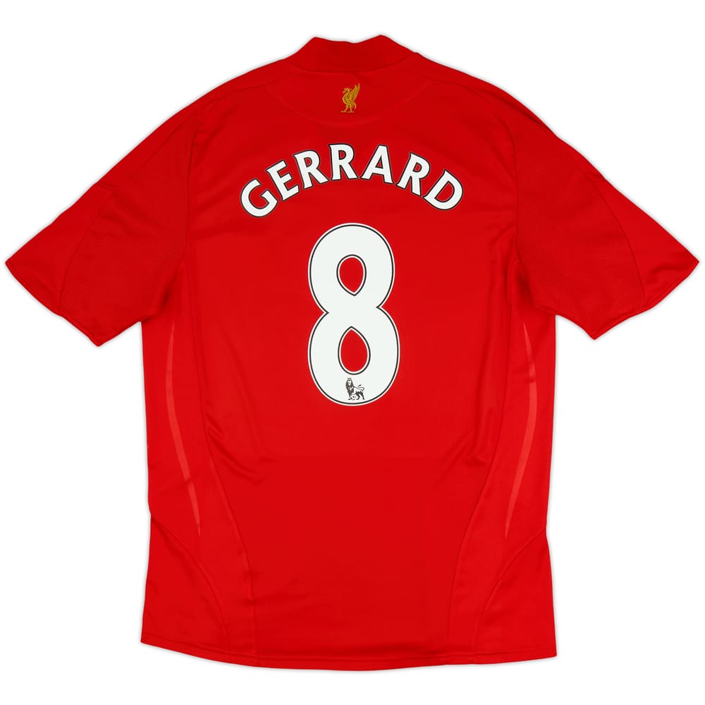 2008-10 Liverpool Home Shirt Gerrard #8 - 5/10 - (M)