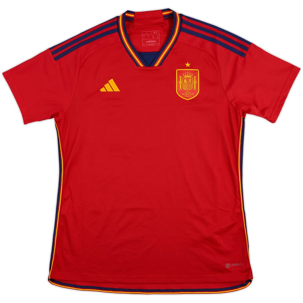 2022-23 Spain Home Shirt - 10/10 - (L)