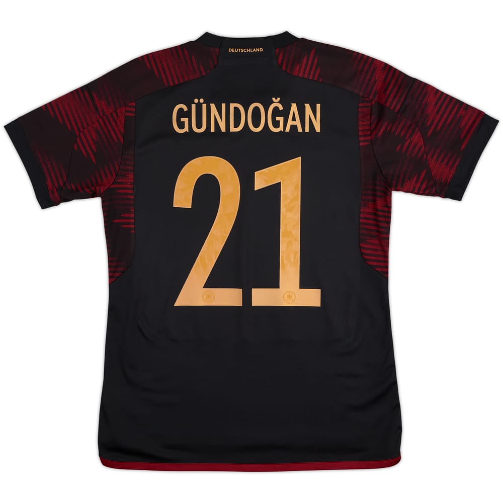 2022-23 Germany Away Shirt Gundogan #21 - 10/10 - (M)