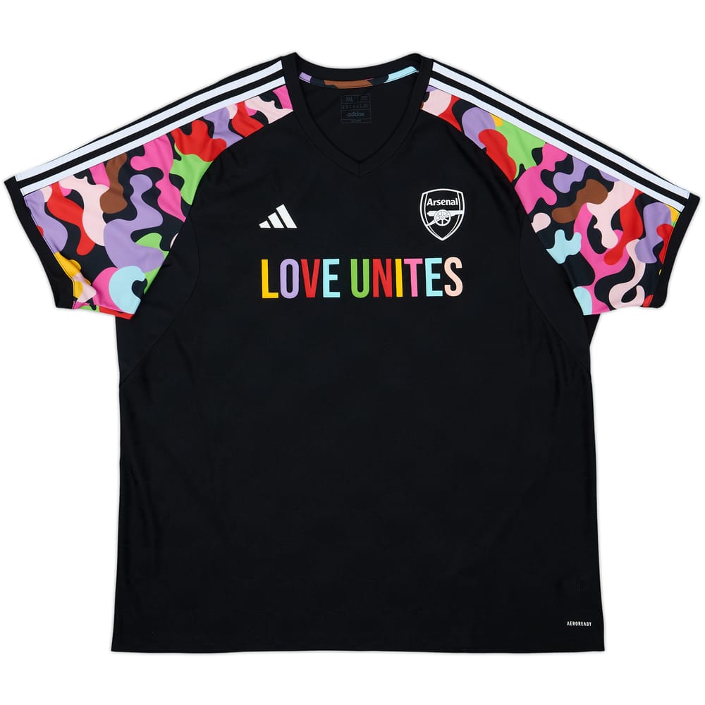 2023-24 Arsenal adidas 'Love Unites Pride' Training Shirt - 10/10 - (3XL)