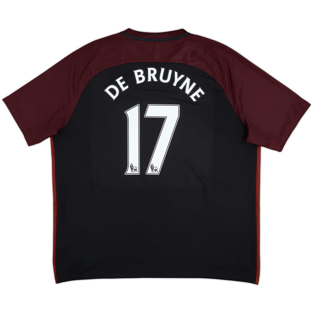 Camiseta de visitante del Manchester City 2016-17 De Bruyne #17 - 8/10 - (3XL)