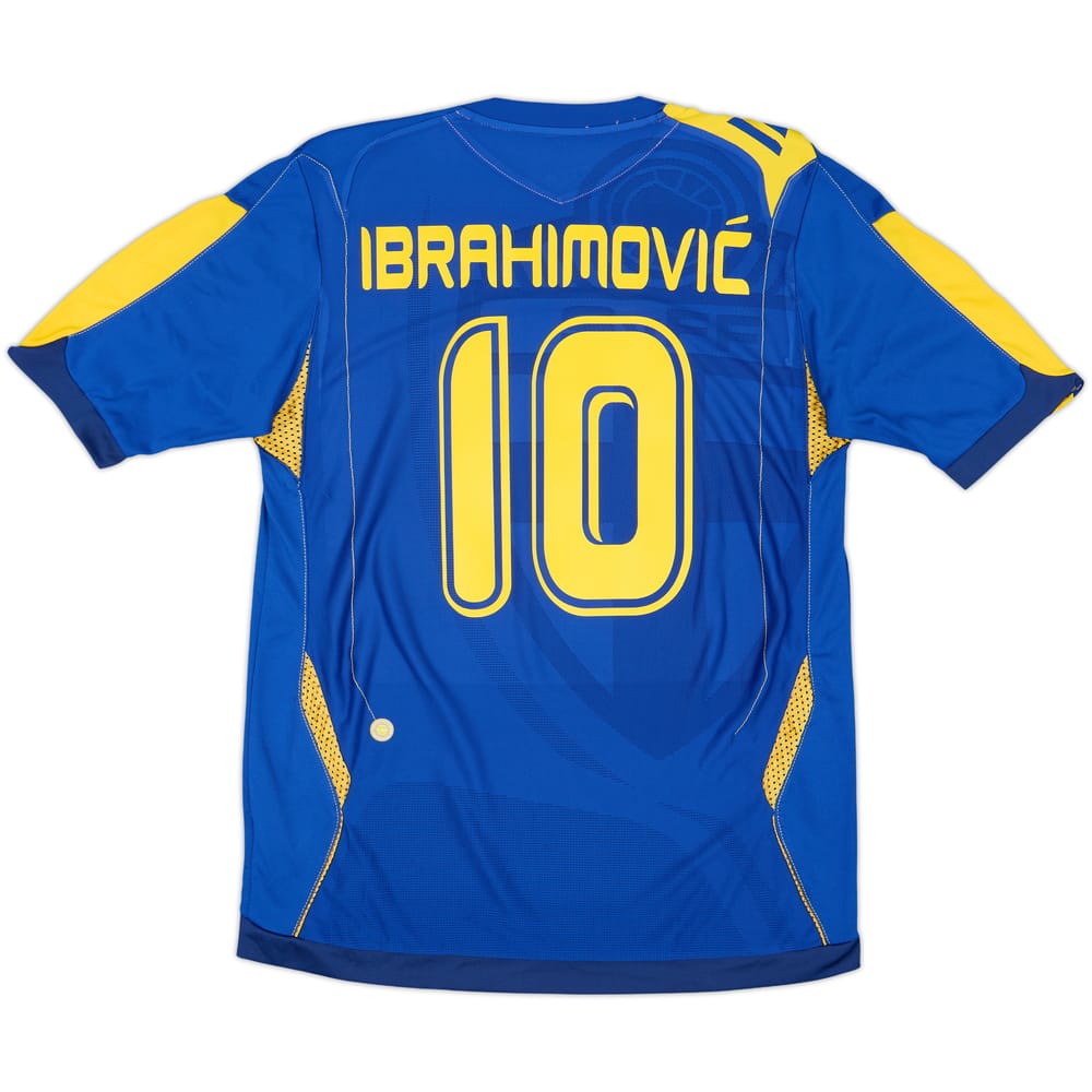 2006-08 Sweden Camiseta Visitante Ibrahimovic #10 - 8/10 - (M)