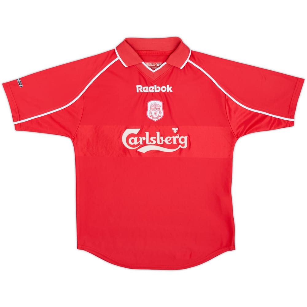 2000-02 Liverpool Home Shirt - 8/10 - (M.Boys)