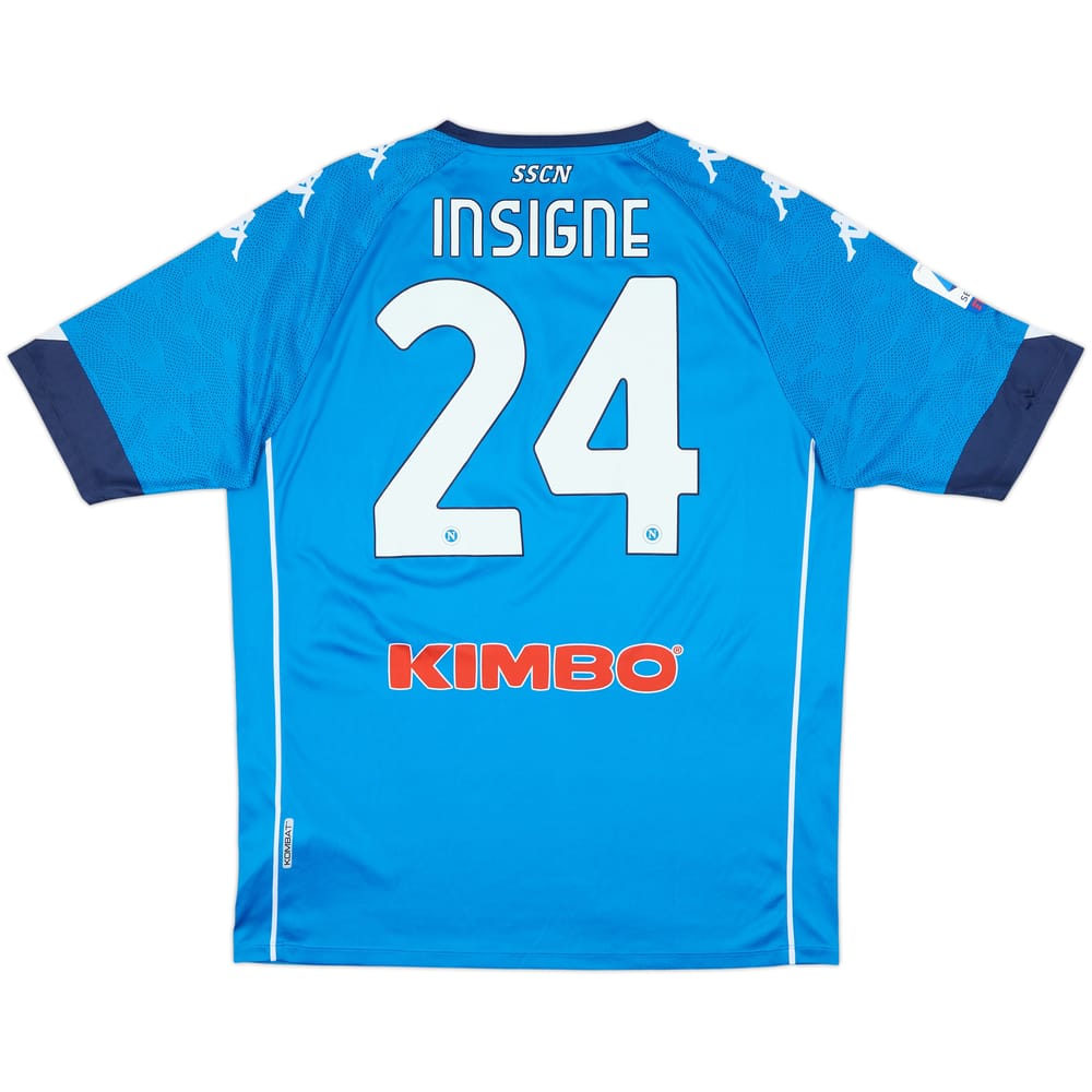 2020-21 Napoli Basic Home Shirt Insigne #24 - 8/10 - (3XL)