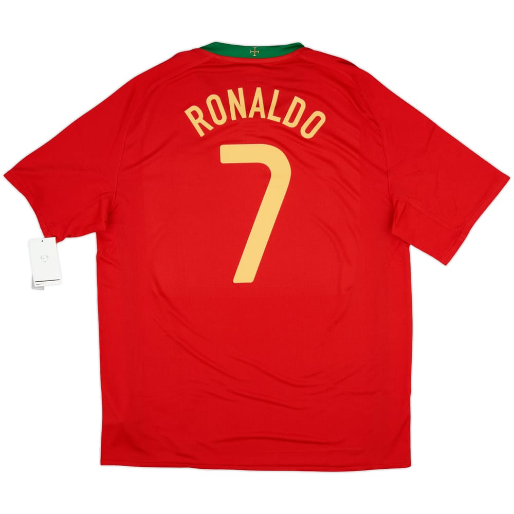2008-10 Portugal Home Shirt Ronaldo #7 (XL)