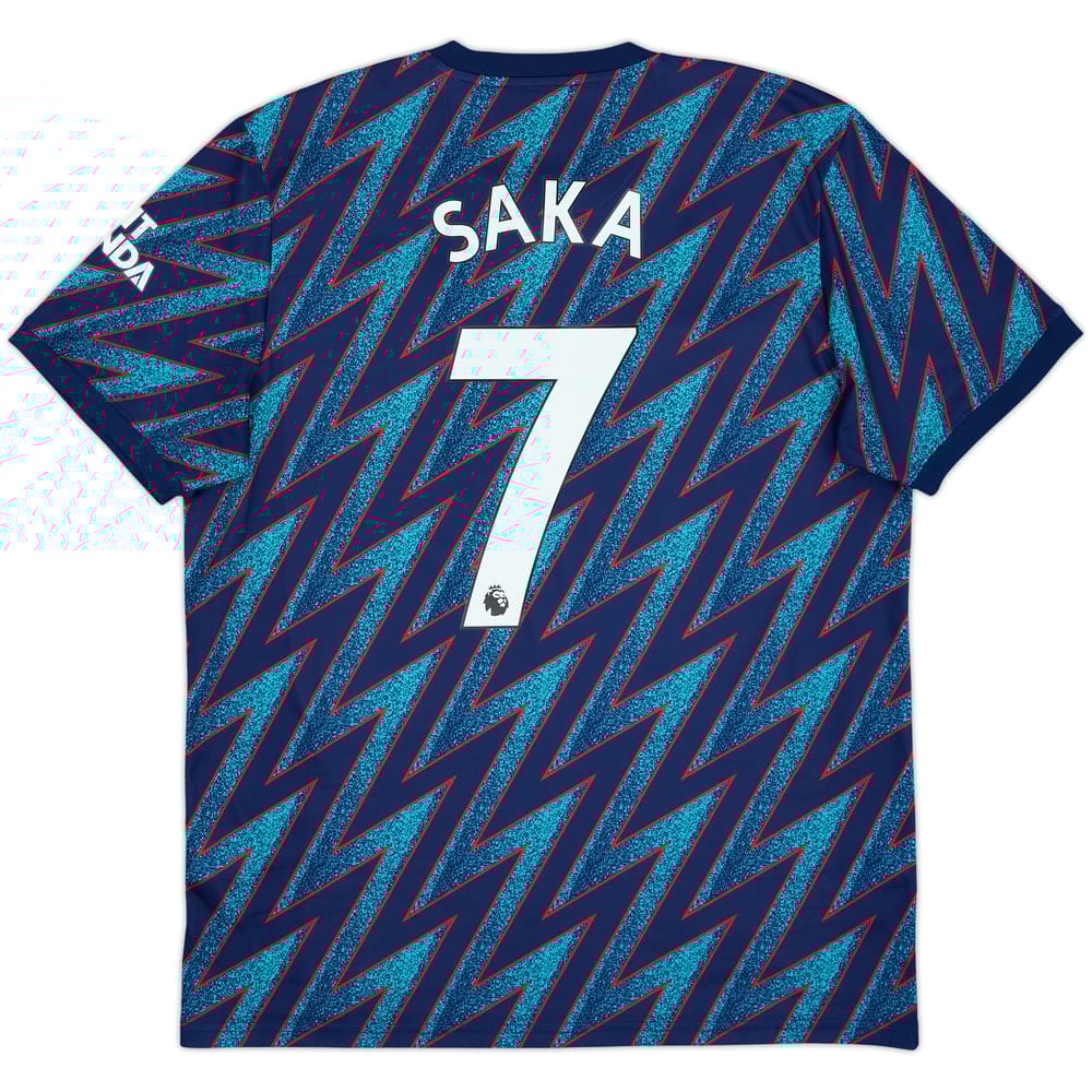 2021-22 Arsenal Third Shirt Saka #7 - 10/10 - (L)