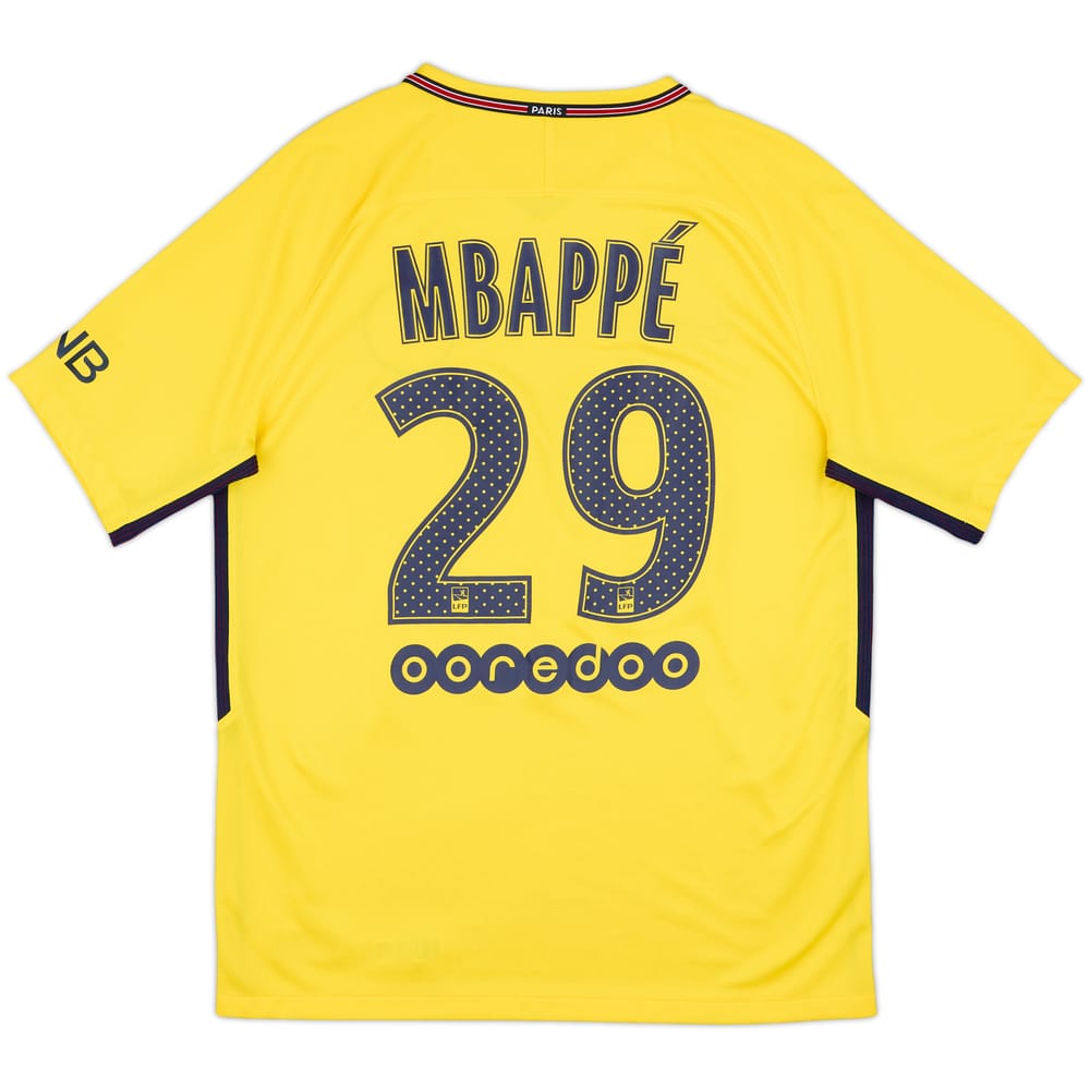 2017-18 Paris Saint-Germain Away Shirt Mbappe #29 - 8/10 - (M)