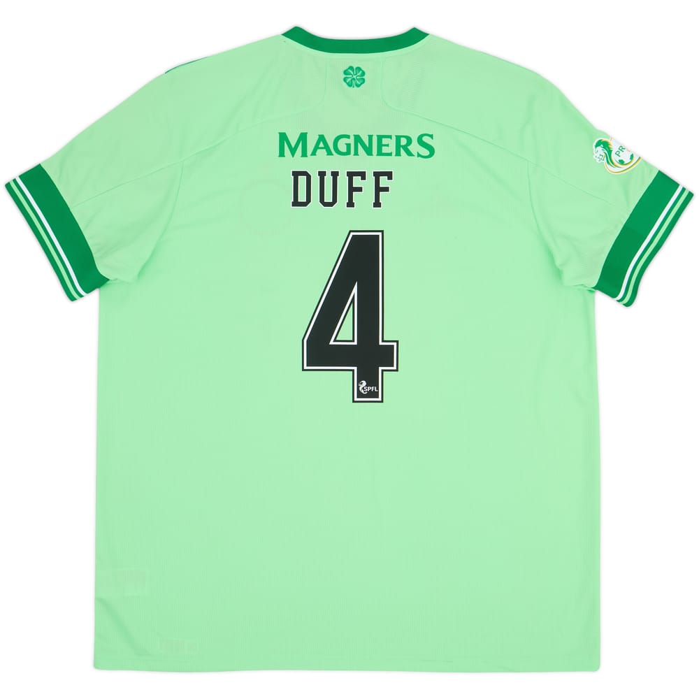 2020-21 Celtic Away Shirt Duff #4 (XXL)