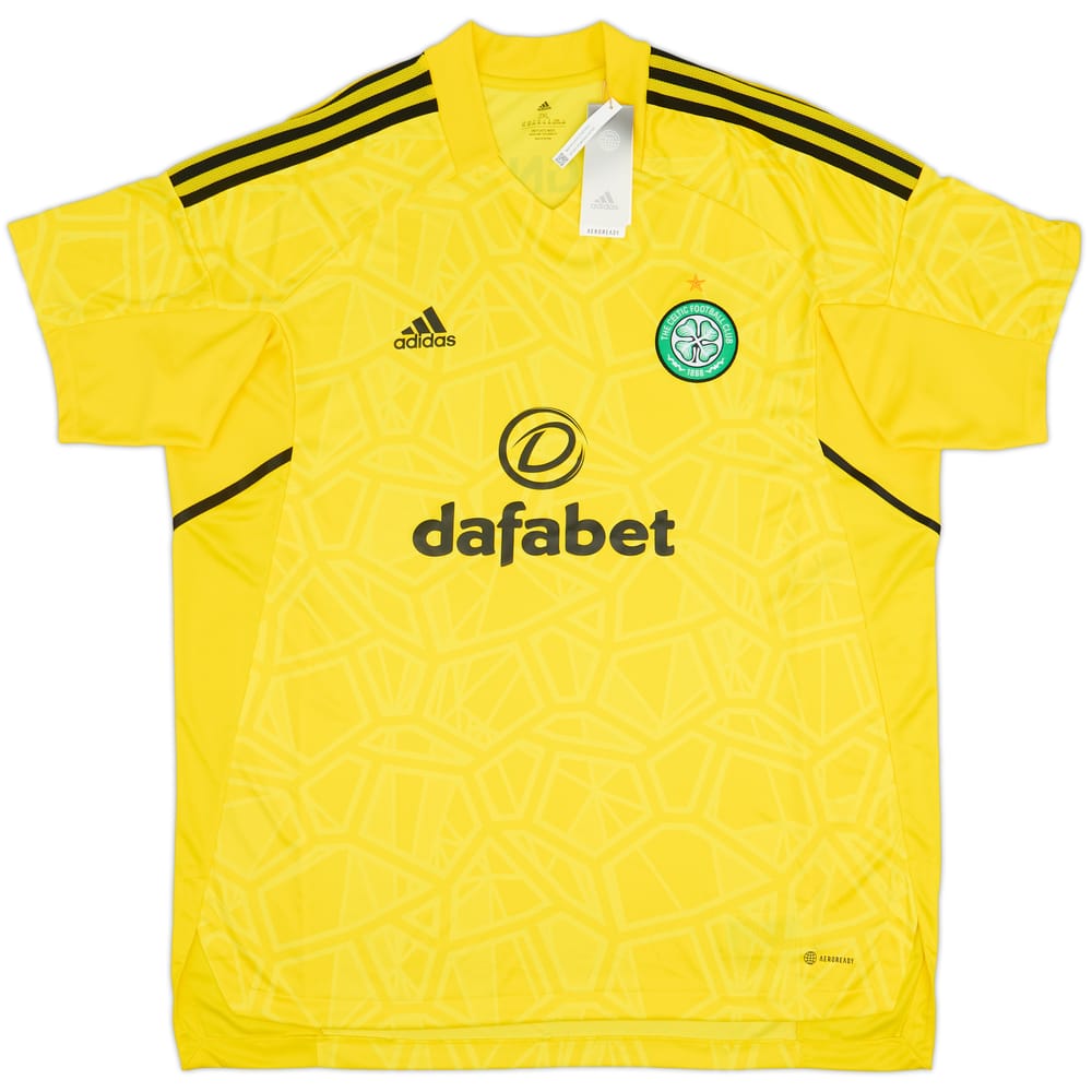 Camiseta de portero de manga corta del Celtic 2022-23 (XXL)