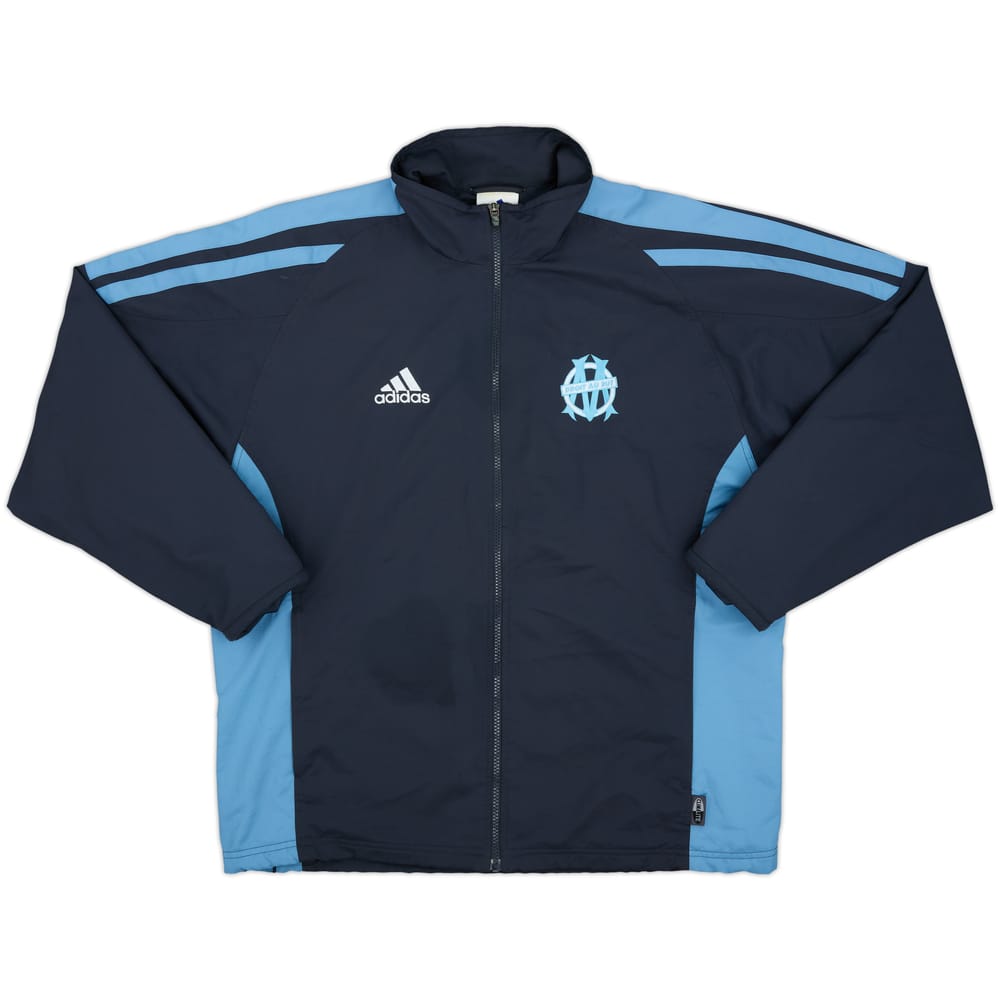 2001-02 Olympique Marseille adidas Track Jacket - 8/10 - (M/L)